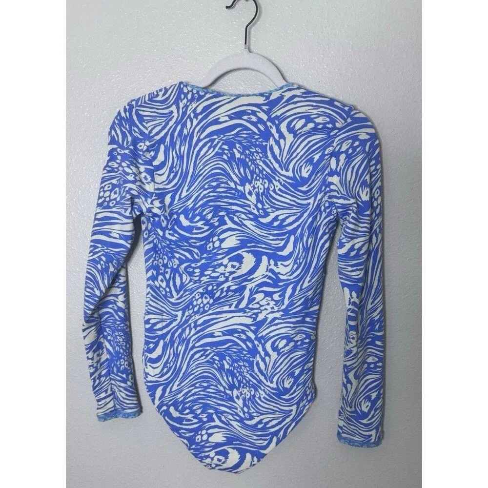 MAAJI BLUE PANSY TRITON SURF ONE PIECE Reversible Womens Swimwear Size XS